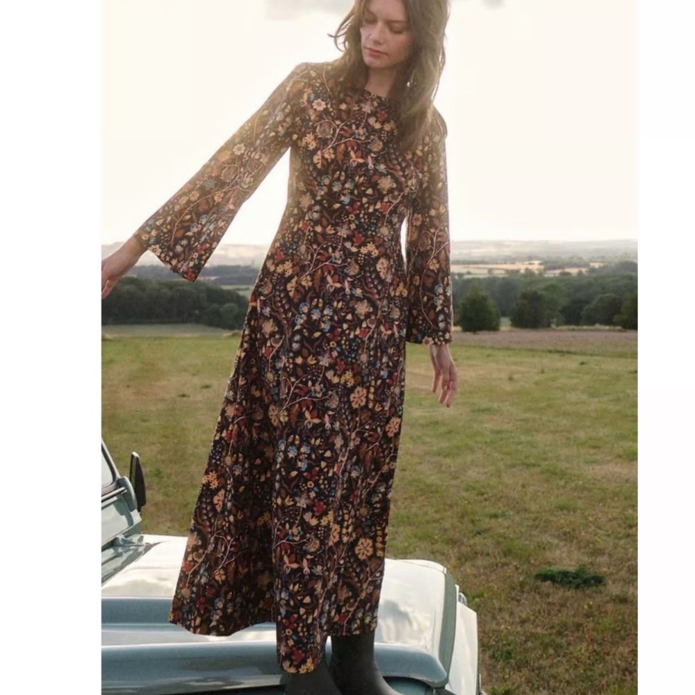 Doen Floral Midi Dress - Multicolor